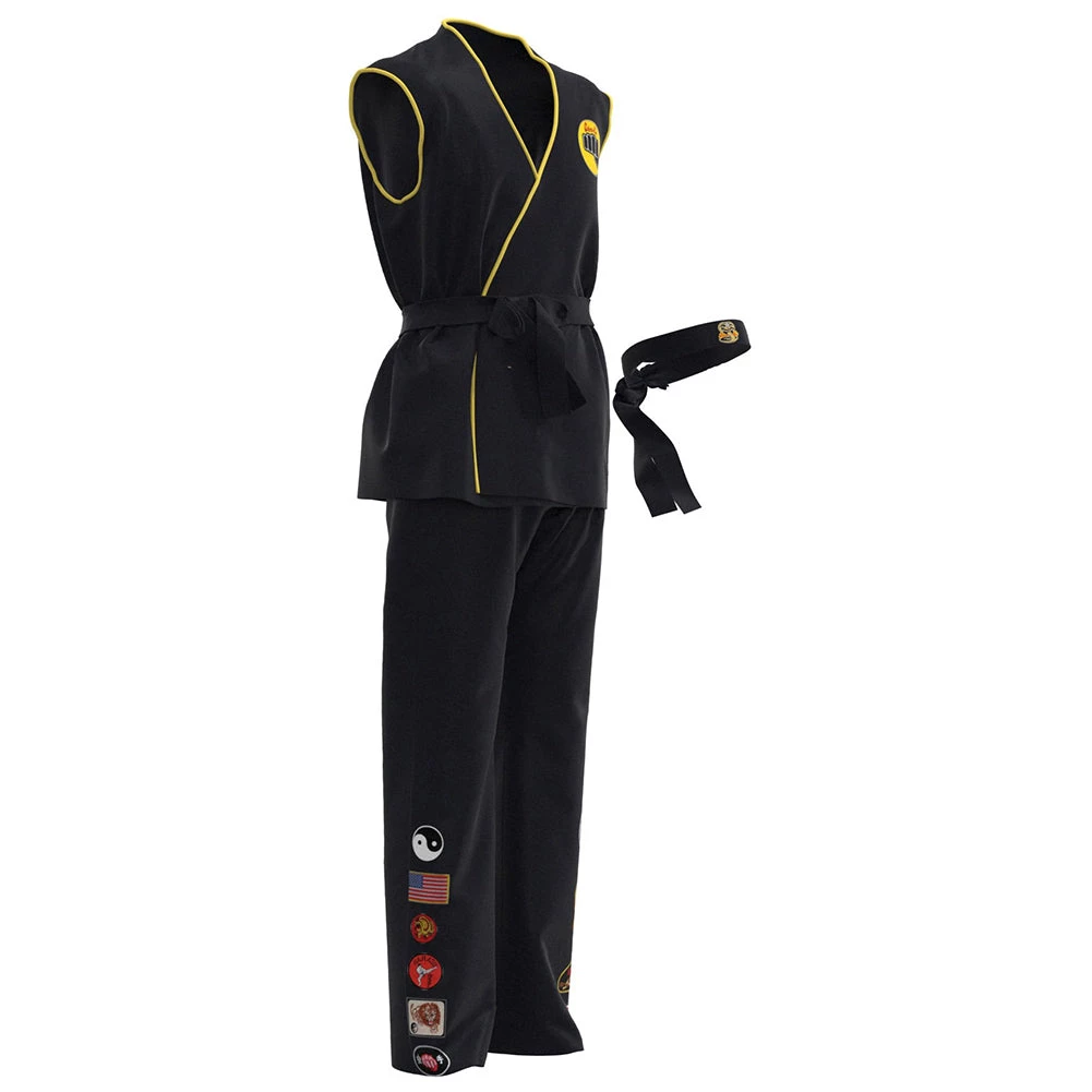 NewCosplay Cobra Kai Top Pants Outfits Halloween Carnival Suit Cosplay Costume 6 NewCosplay Cobra Kai Top Pants Outfits Halloween Carnival Suit Cosplay Costume