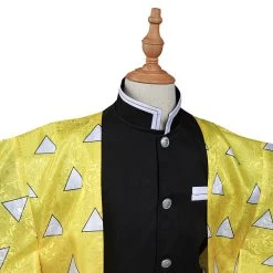 NewCosplay New Arrivals Demon Slayer: Kimetsu No Yaiba Agatsuma Zenitsu Kids Children Cosplay Costume
