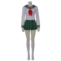 NewCosplay Inuyasha Kagome Higurashi Women Girls Uniform Comic Con Cosplay Costume