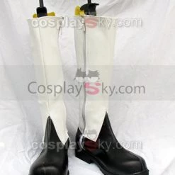 NewCosplay Black Butler Ciel Cosplay Boots White