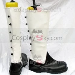 NewCosplay Black Butler Ciel Cosplay Boots White
