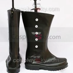 NewCosplay Black Butler Drocell Caines Cosplay Boots Black New Arrivals