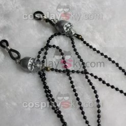 NewCosplay Black Butler Grell Sutcliff Glasses Frame And Chains