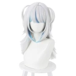 NewCosplay New Arrivals Hololive English VTuber Gawr Gura Heat Resistant Synthetic Hair Carnival Halloween Party Props Cosplay Wig