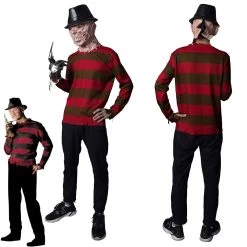 NewCosplay New Arrivals A Nightmare On Elm Street-Munker Street Freddie Kruger Top Shirt Cosplay Costume