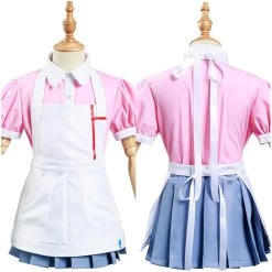 NewCosplay Danganronpa 2:Goodbye Despair Mikan Tsumiki Kids Children Shirt Skirt Outfits Halloween Carnival Suit Cosplay Costume New Arrivals