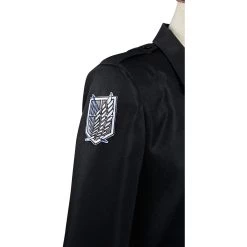 NewCosplay Attack On Titan Levi·Ackerman Coat Halloween Carnival Suit Cosplay Costume