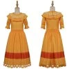 NewCosplay Encanto PEPA Dress Outfits Halloween Carnival Suit Cosplay Costume For Kids Children