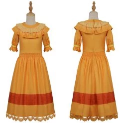 NewCosplay Encanto PEPA Dress Outfits Halloween Carnival Suit Cosplay Costume For Kids Children