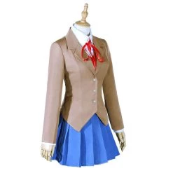 NewCosplay New Arrivals Doki Doki Literature Club Monika Outfits Halloween Carnival Suit Cosplay Costume