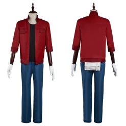 NewCosplay New Arrivals Cells At Work! Code Black/Hataraku Saibou Black -Sekkekkyuu /Red Blood Cell Cosplay Costume Coat Pants Outfits Halloween Carnival Suit