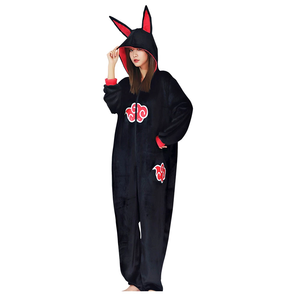 NewCosplay Naruto Akatsuki Cloud Pajama Adult Unisex Sleepwear Cosplay Costume New Arrivals 11 NewCosplay Naruto Akatsuki Cloud Pajama Adult Unisex Sleepwear Cosplay Costume New Arrivals