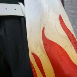 NewCosplay New Arrivals Demon Slayer Rengoku Kyoujurou Kids Children Outfits Halloween Carnival Suit Cosplay Costume