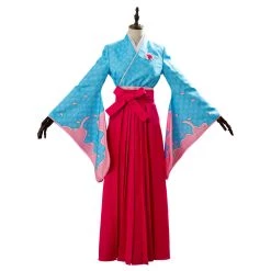 NewCosplay New Arrivals Sakura Wars Shin Sakura Taisen Sakura Amamiya Women Kimono Cosplay Costume
