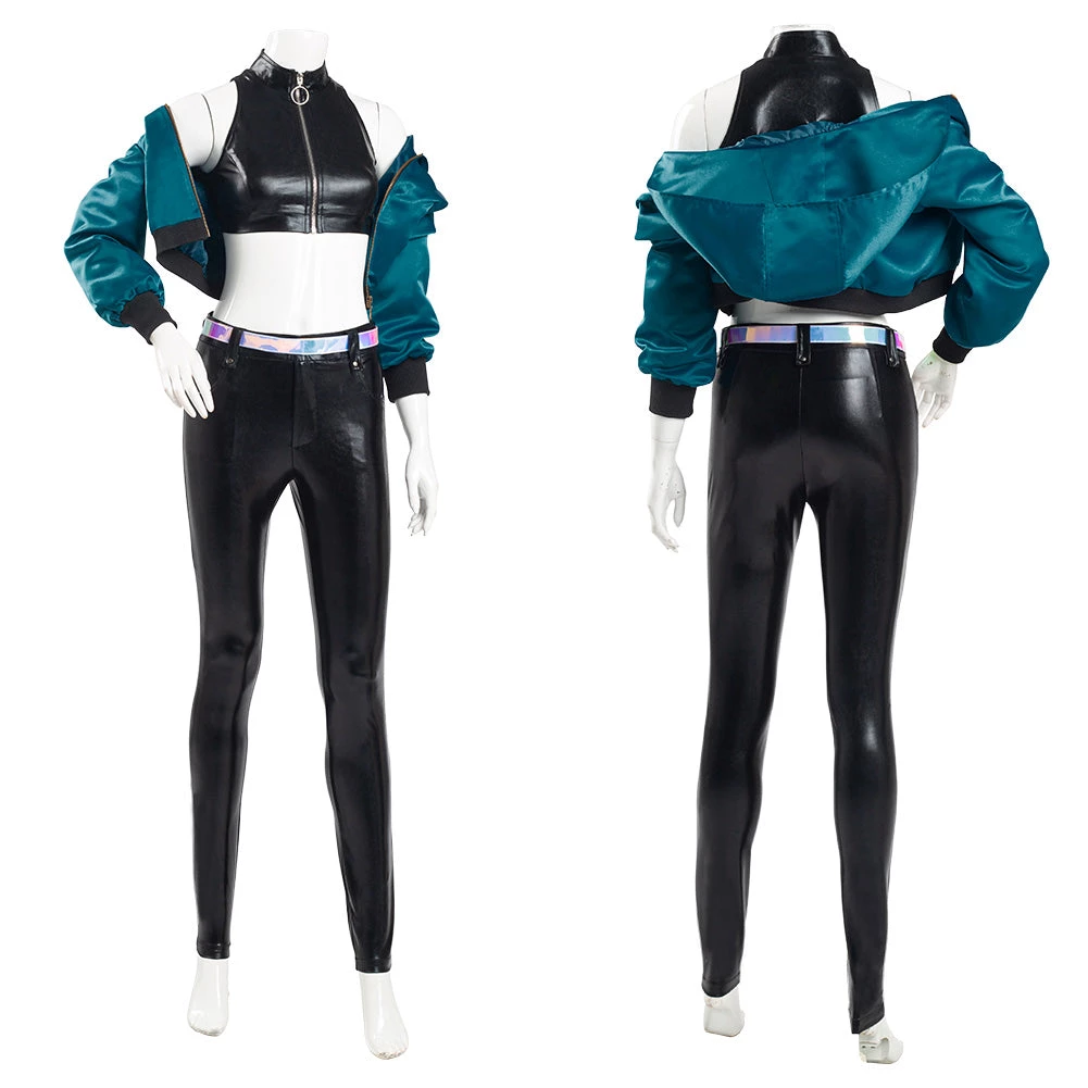 NewCosplay League Of Legends LOL KDA Kaisa K/DA Group Coat Pants Outfits Halloween Carnival Suit Cosplay Costume 12 NewCosplay League Of Legends LOL KDA Kaisa K/DA Group Coat Pants Outfits Halloween Carnival Suit Cosplay Costume