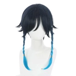 NewCosplay Game Genshin Impact Venti Heat Resistant Synthetic Hair Carnival Halloween Party Props Cosplay Wig