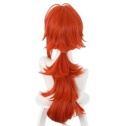 NewCosplay New Arrivals Anime Genshin Impact Diluc Ragnvindr Heat Resistant Synthetic Hair Carnival Halloween Party Props Cosplay Wig