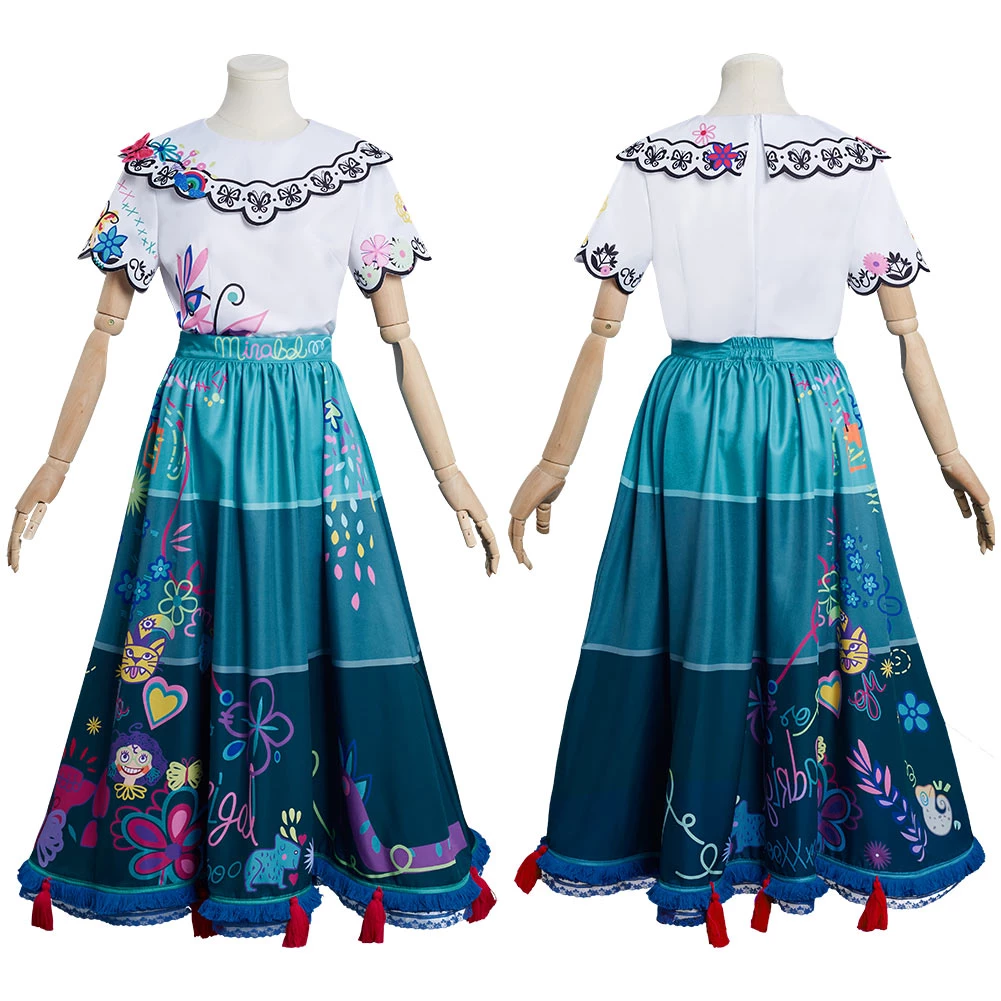 NewCosplay New Arrivals Encanto Mirabel Dress Halloween Carnival Suit Comic-con Party Cosplay Costume 3 NewCosplay New Arrivals Encanto Mirabel Dress Halloween Carnival Suit Comic-con Party Cosplay Costume