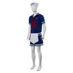 NewCosplay New Arrivals Stranger Things 3 Scoops Ahoy Steve Harrington Cosplay Costume Adult And Child