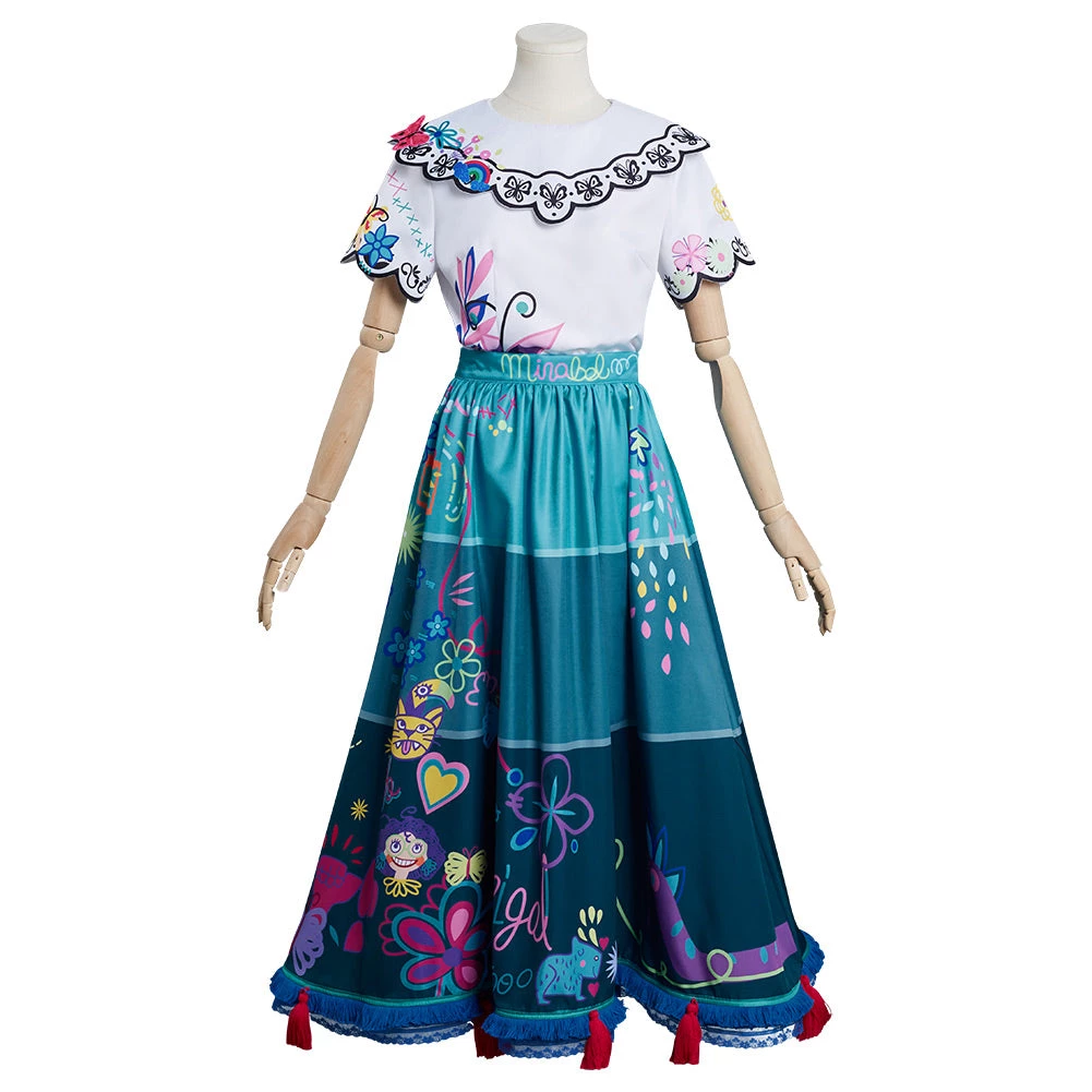 NewCosplay New Arrivals Encanto Mirabel Dress Halloween Carnival Suit Comic-con Party Cosplay Costume 4 NewCosplay New Arrivals Encanto Mirabel Dress Halloween Carnival Suit Comic-con Party Cosplay Costume