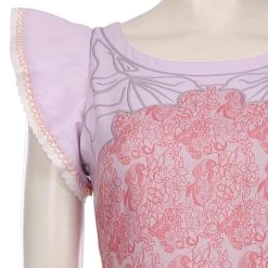NewCosplay Final Fantasy VII Remake Aerith Gainsborough Pink Dress Halloween Carnival Outfit Cosplay Costume New Arrivals