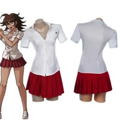 NewCosplay Danganronpa 2: Goodbye Despair Akane Owari Uniform Dress Outfits Halloween Carnival Suit Cosplay Costume New Arrivals