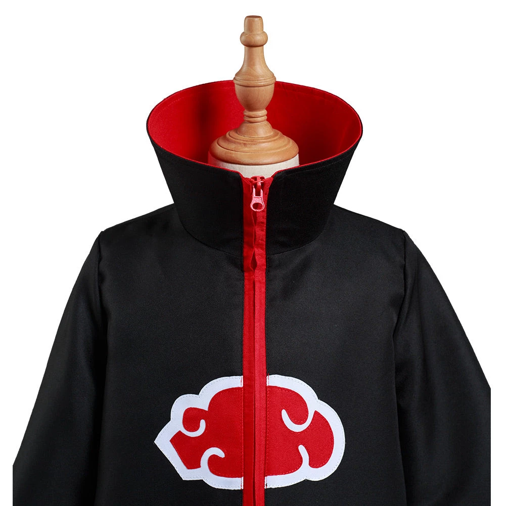 NewCosplay Naruto Akatsuki Kids Children Zip Up Coat Halloween Carnival Suit Cosplay Costume New Arrivals 8 NewCosplay Naruto Akatsuki Kids Children Zip Up Coat Halloween Carnival Suit Cosplay Costume New Arrivals