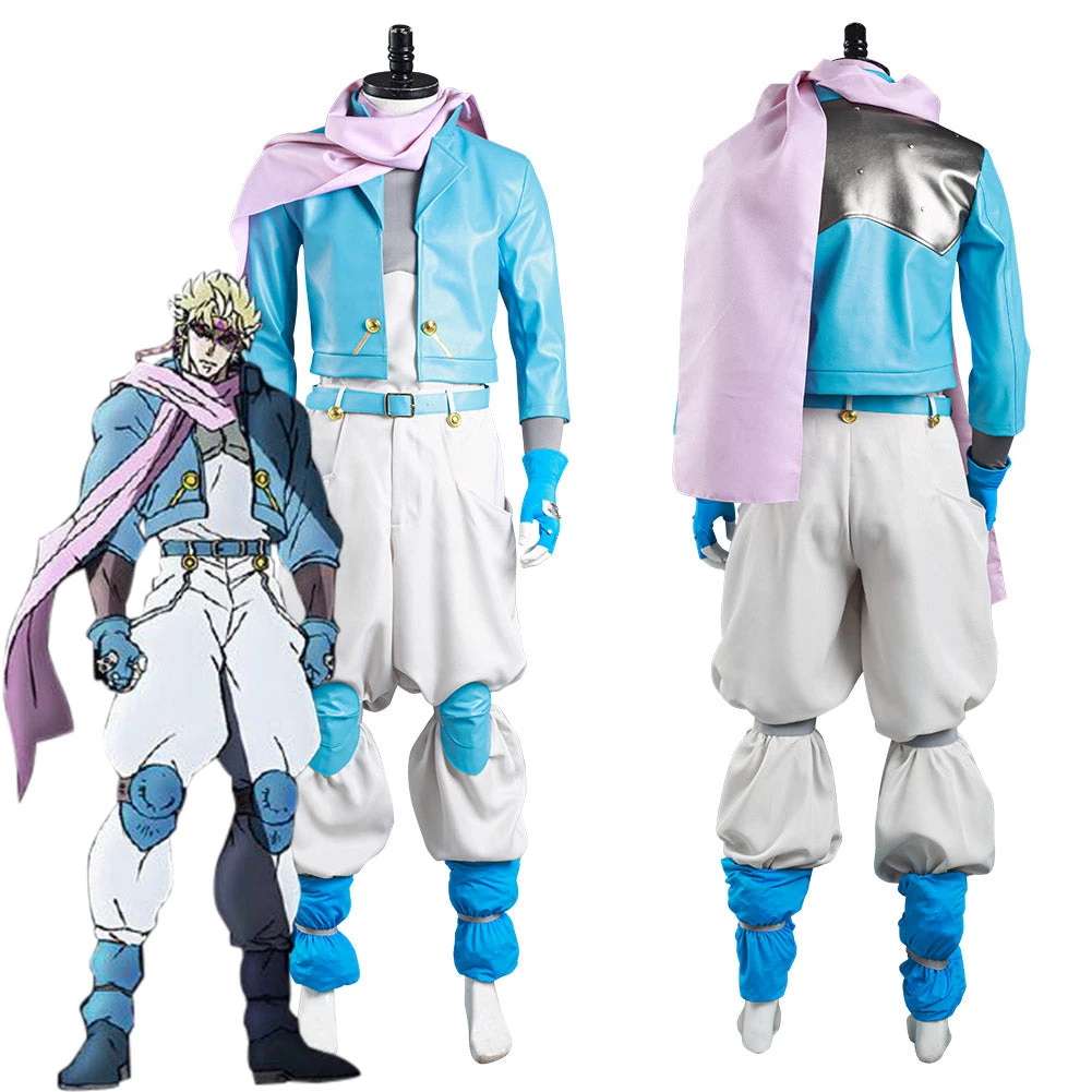 NewCosplay JoJo‘s Bizarre Adventure Part 2: Battle Tendency Caesar Anthonio Zeppeli Coat Pants Outfits Cosplay Costume 3 NewCosplay JoJo‘s Bizarre Adventure Part 2: Battle Tendency Caesar Anthonio Zeppeli Coat Pants Outfits Cosplay Costume