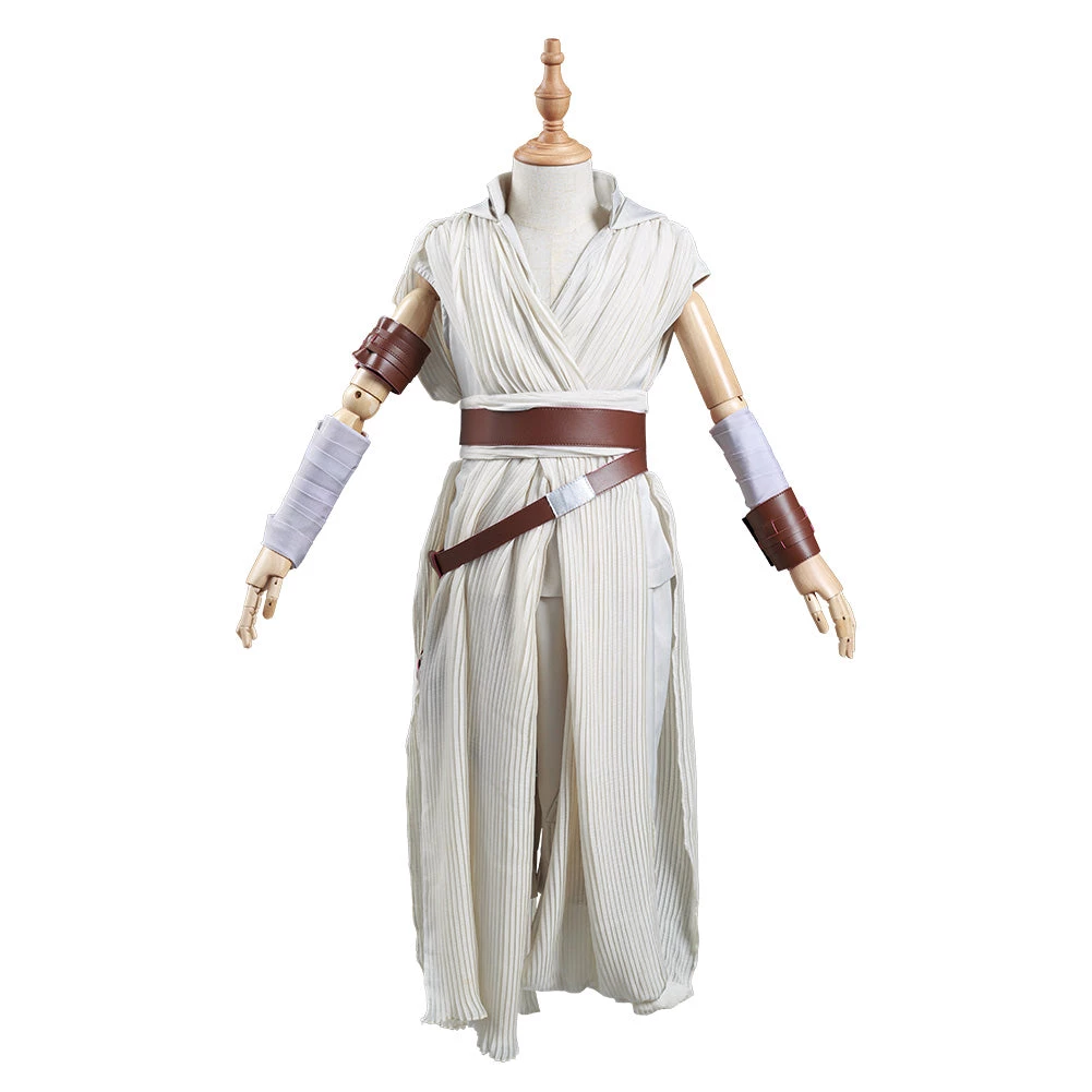 NewCosplay Kids Children Star Wars: The Rise Of Skywalker Rey Halloween Cosplay Costume 5 NewCosplay Kids Children Star Wars: The Rise Of Skywalker Rey Halloween Cosplay Costume