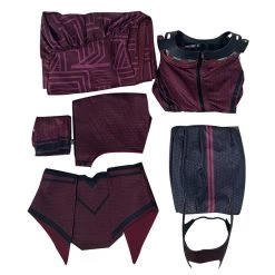 NewCosplay Wanda Vision Scarlet Witch Halloween Carnival Suit Cosplay Costume