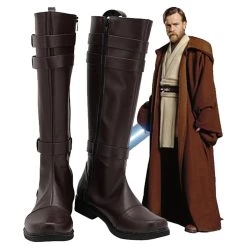 NewCosplay Star Wars Jedi Knight Obi-Wan Kenobi Boots Halloween Costumes Accessory Cosplay Shoes New Arrivals