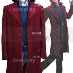 NewCosplay Charlie And The Chocolate Factory Willy Wonka Outfit Cosplay Costume New Arrivals