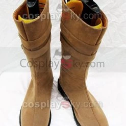 NewCosplay Classical Brown Flat Boots Shoes Custom-Made