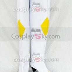 NewCosplay Code Geass: Lelouch Of The Rebellion White Cosplay Boots