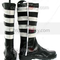 NewCosplay D.Gray-man Black Cosplay Boots Shoes Custom Made