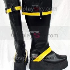 NewCosplay D.Gray-man Kanda Yuu Cosplay Boots Black