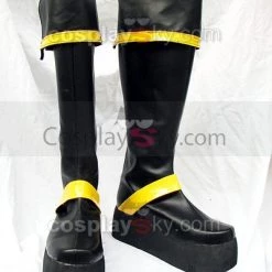 NewCosplay D.Gray-man Kanda Yuu Cosplay Boots Black