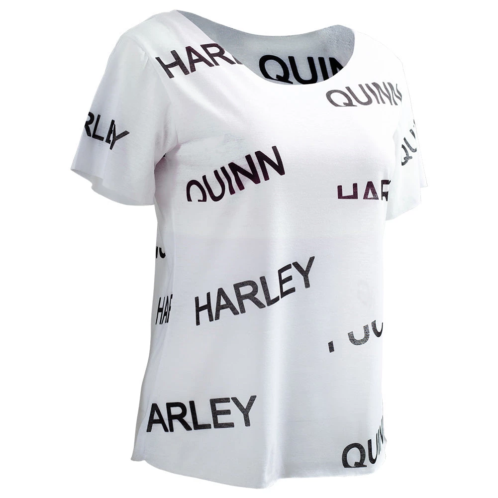NewCosplay Birds Of Prey Harley Quinn Top Women Summer T-shirt Cosplay Costume New Arrivals 7 NewCosplay Birds Of Prey Harley Quinn Top Women Summer T-shirt Cosplay Costume New Arrivals