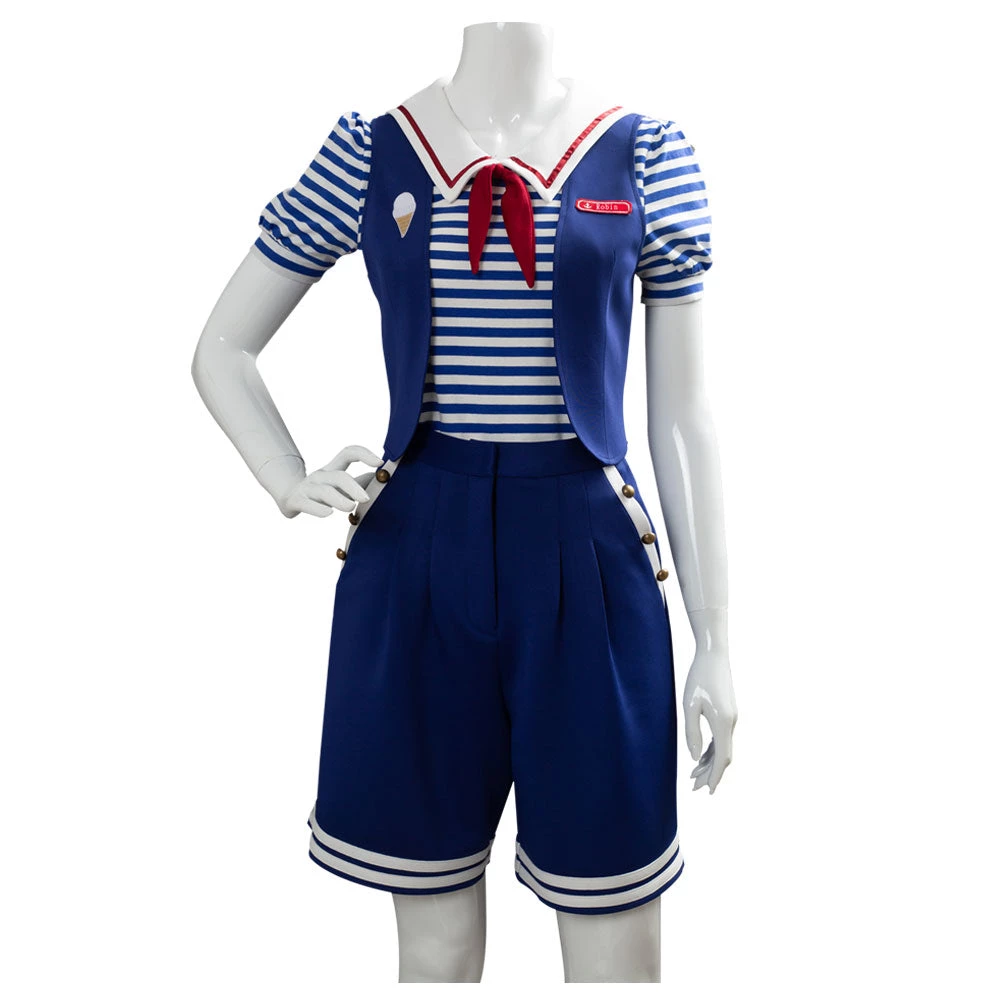 NewCosplay Stranger Things 3 Scoops Ahoy Robin Cosplay Costume Adult 9 NewCosplay Stranger Things 3 Scoops Ahoy Robin Cosplay Costume Adult