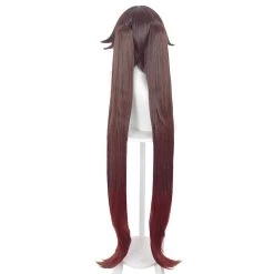NewCosplay Genshin Impact HuTao Heat Resistant Synthetic Hair Carnival Halloween Party Props Cosplay Wig