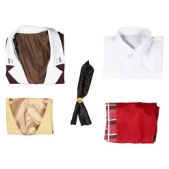 NewCosplay Mushoku Tensei: Jobless Reincarnation Rudeus Greyrat Shirt Vest Outfits Halloween Carnival Suit Cosplay Costume