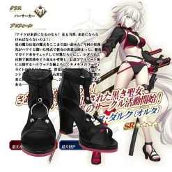 NewCosplay New Arrivals Fate/Grand Order Jeanne D‘Arc Alter Boots Halloween Costumes Accessory Custom Made Cosplay Shoes
