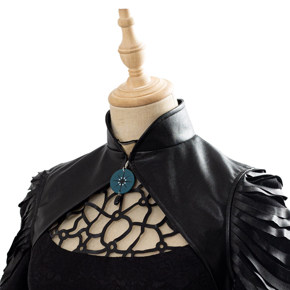 NewCosplay New Arrivals The Witcher Yennefer Party Black Long Dress Cosplay Costume 9 NewCosplay New Arrivals The Witcher Yennefer Party Black Long Dress Cosplay Costume