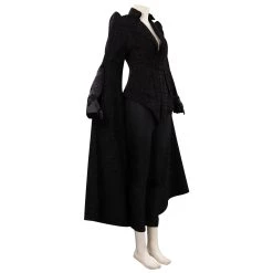 NewCosplay Cruella Black Coat Outfits Halloween Carnival Suit Cosplay Costume 20 NewCosplay Cruella Black Coat Outfits Halloween Carnival Suit Cosplay Costume