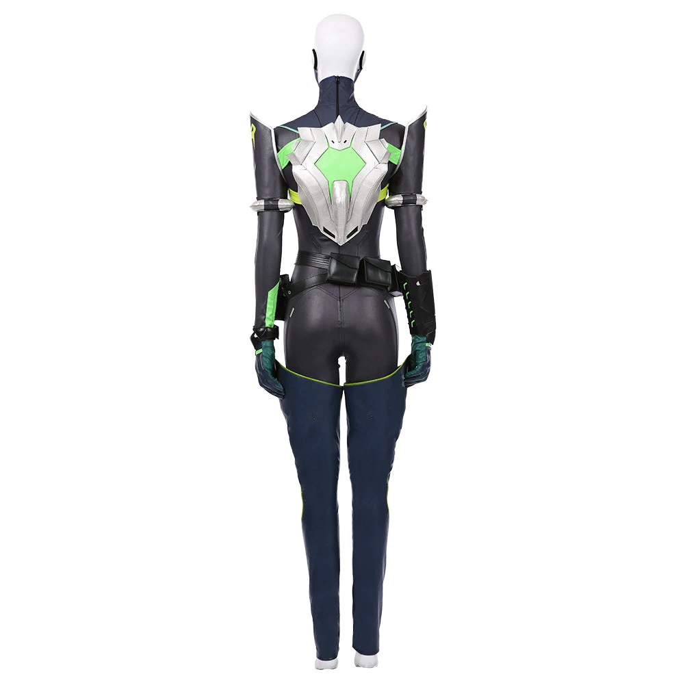 NewCosplay Game VALORANT Viper Women Jumpsuit Suit Halloween Carnival Outfit Cosplay Costume New Arrivals 5 NewCosplay Game VALORANT Viper Women Jumpsuit Suit Halloween Carnival Outfit Cosplay Costume New Arrivals