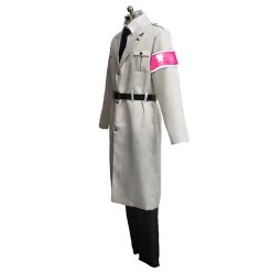 NewCosplay New Arrivals Attack On Titan Shingeki No Kyojin S4 Marley Army White Uniform Outfits Halloween Carnival Suit Cosplay Costume