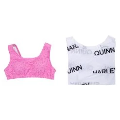 NewCosplay Birds Of Prey Harley Quinn Underwear T-shirt Cosplay Costume