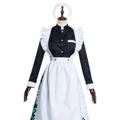 NewCosplay New Arrivals Demon Slayer: Kimetsu No Yaiba Kamado Tanjirou Maid Dress Original Design Cosplay Costume