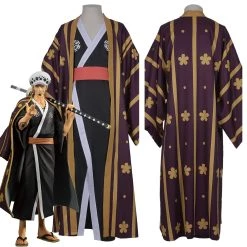 NewCosplay New Arrivals One Piece Trafalgar Law/Trafalgar D Water Law Outfit Cosplay Costume