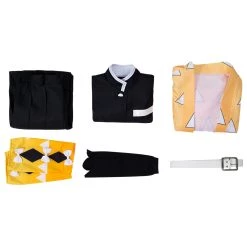 NewCosplay Demon Slayer: Kimetsu No Yaiba Agatsuma Zenitsu Kimono Comic Con Cosplay Costume New Arrivals 11 NewCosplay Demon Slayer: Kimetsu No Yaiba Agatsuma Zenitsu Kimono Comic Con Cosplay Costume New Arrivals